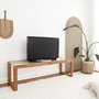 Hanah Home Soporte de TV Via - Wooden